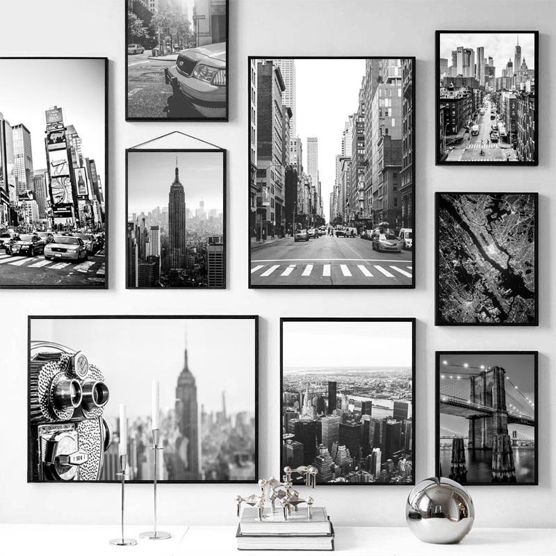 Photography Black And White - 1 pieza de pintura en lienzo