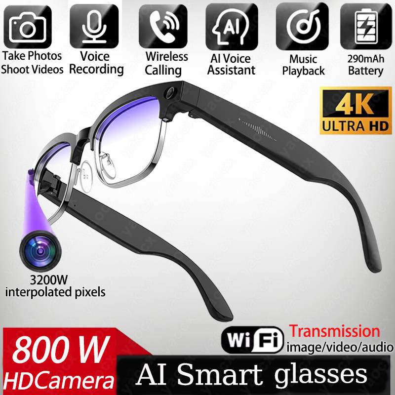 Photography Unit - Gafas Inteligentes 4K con IA, Cámara