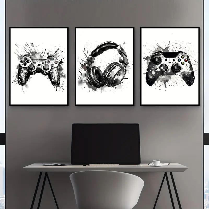 Photography Course - Juego de 3 Cuadros Decorativos sin