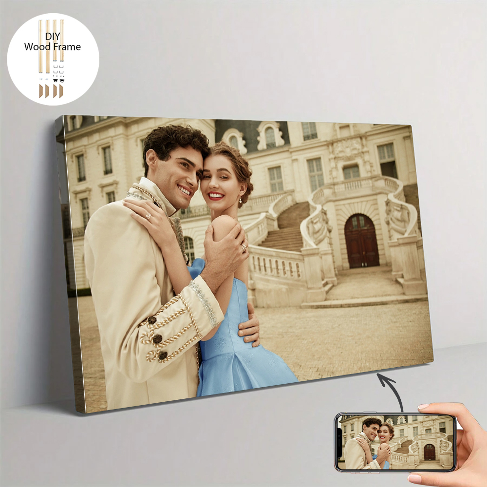 Photograph Lyrics - 1 foto personalizada con marco DIY