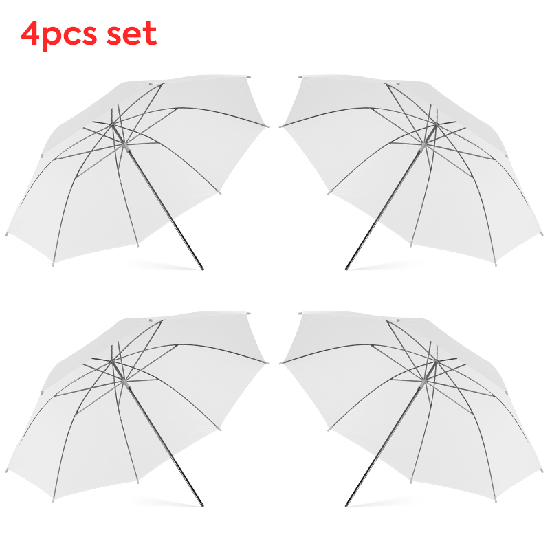 Photography Umbrella Lights - Paraguas difusor de luz blanca transparente