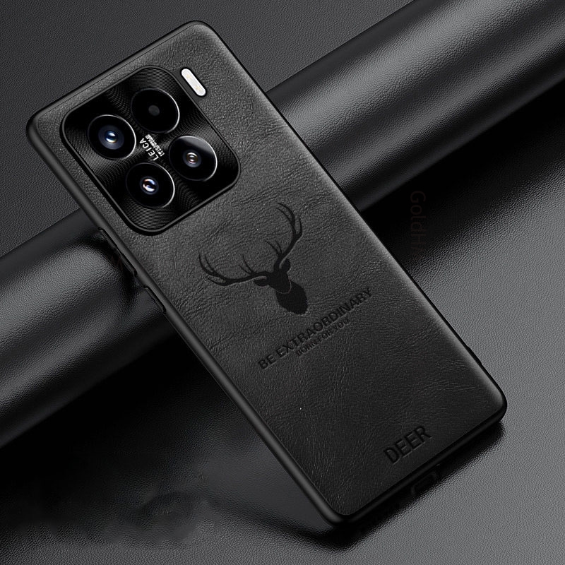 Photography Xiaomi 15 - Funda de cuero a prueba de