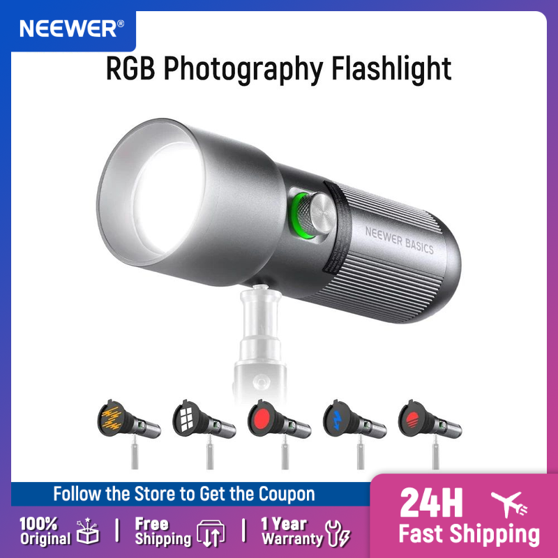 Photography Basic - Linterna de Fotografía RGB NEEWER Basics,