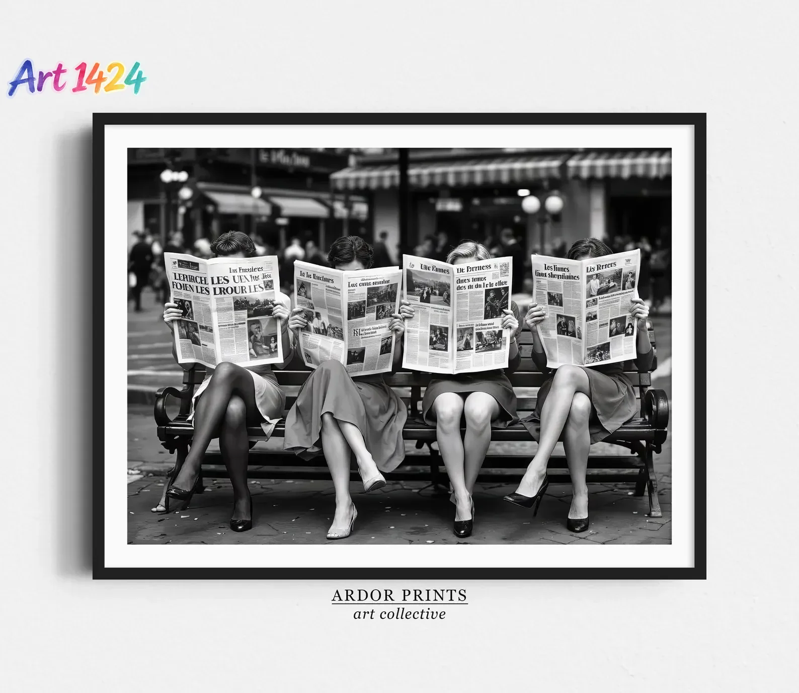Photography Black And White - Impresión de una mujer leyendo un