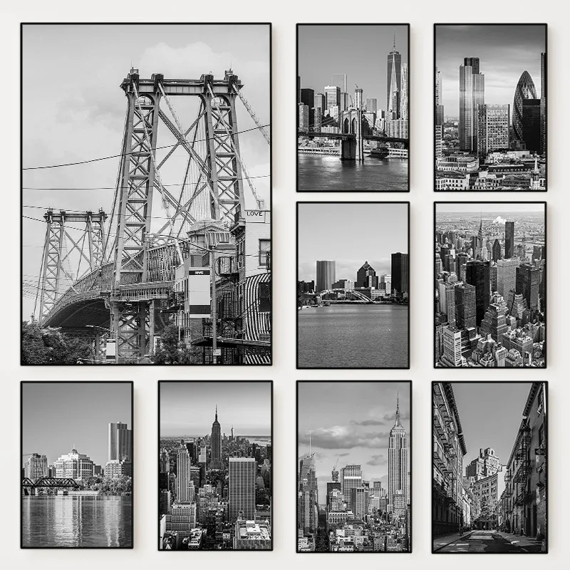 (Pintura en lienzo 2D) Póster  - Photography Black And White reseña y precio