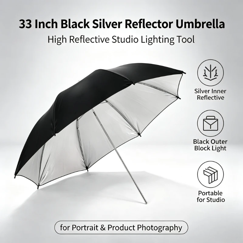 Paraguas Reflectante Negro Res - Photography Umbrella Lights reseña y precio