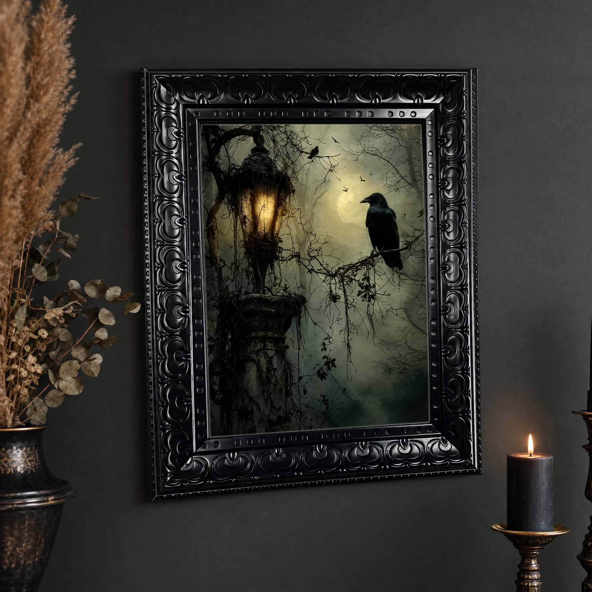 Arte de pared de Halloween, li - Photography Night reseña y precio