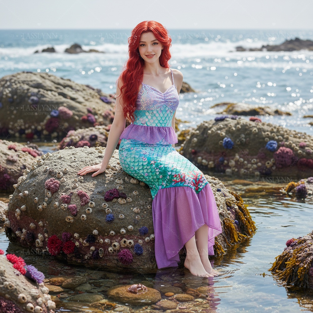 Disfraz de Sirena Ariel, Vesti - Photography Outfit reseña y precio