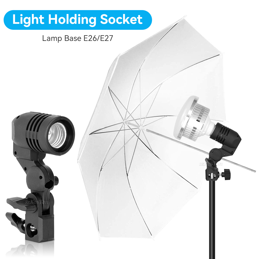 Soporte de bombilla de un solo - Photography Umbrella Lights reseña y precio