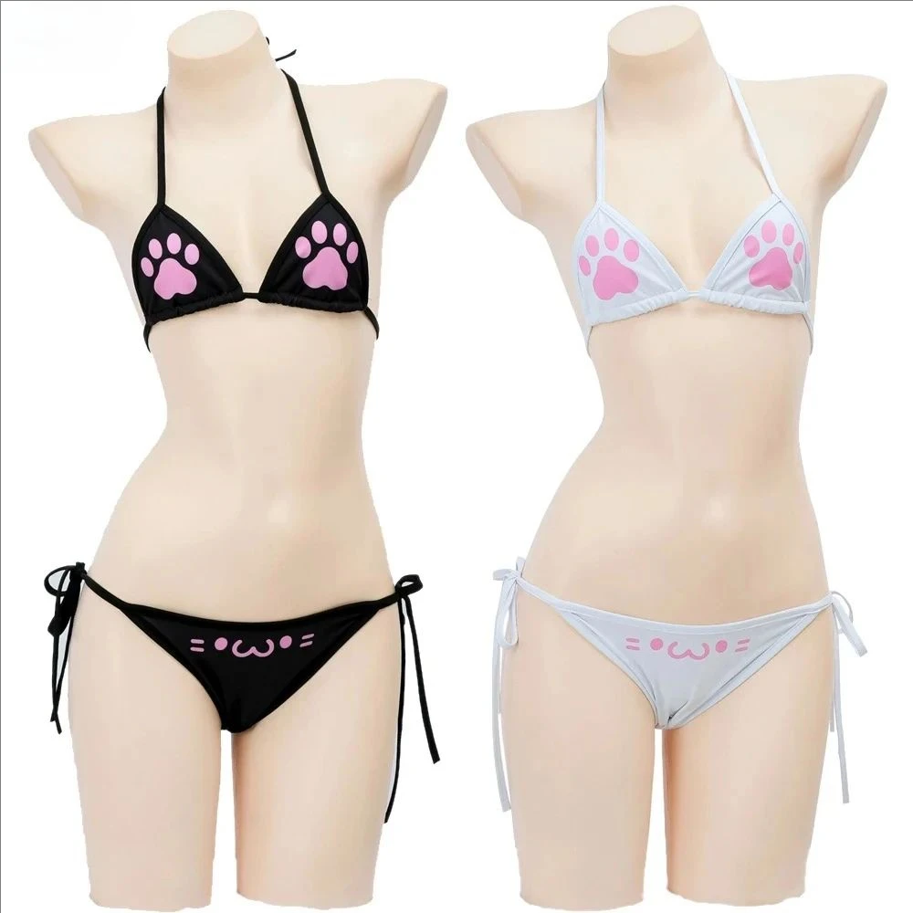 Traje de baño bikini de tres p - Photography Anime reseña y precio