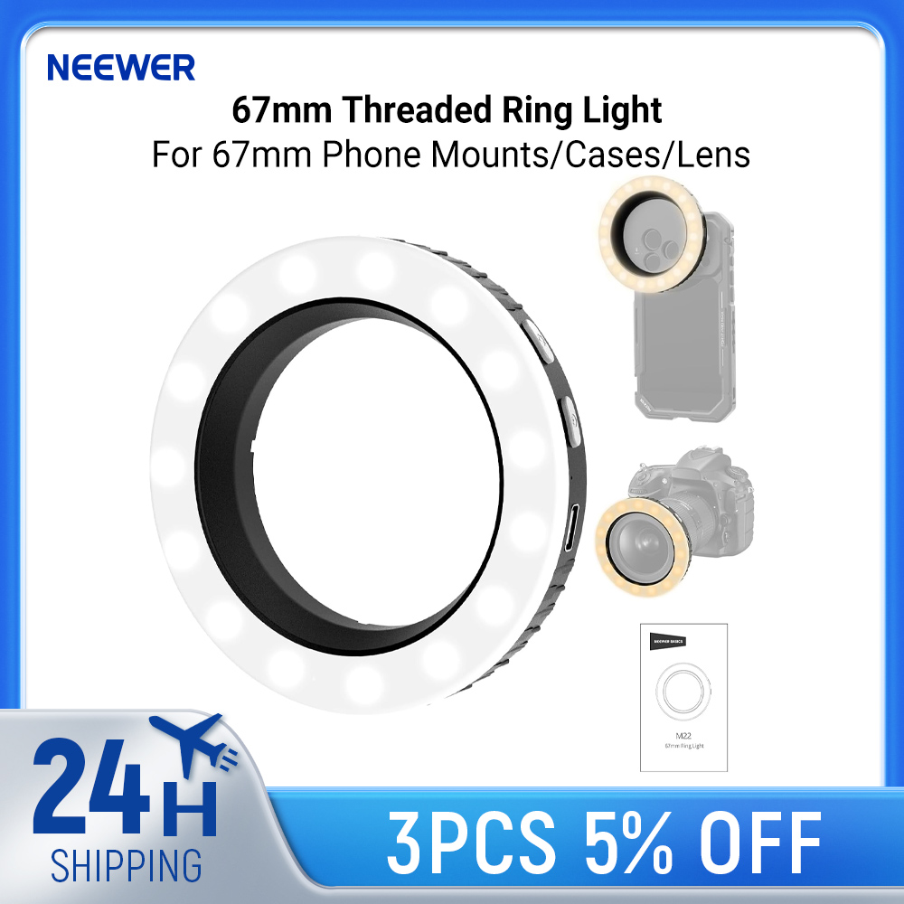 Anillo de Luz LED NEEWER Basic - Photography Basic reseña y precio