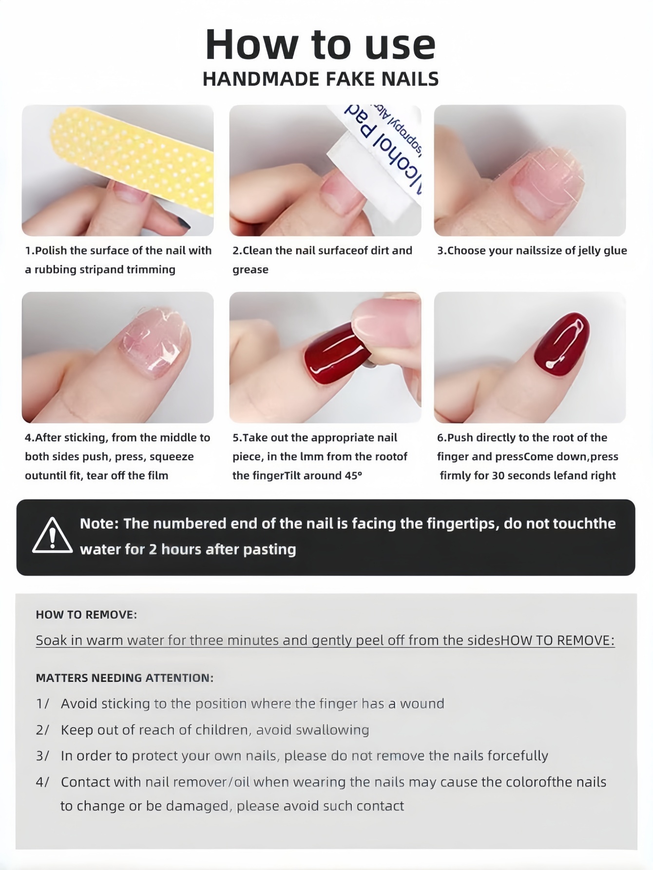 10 Uñas Postizas Largas en For - Photography Night reseña y precio