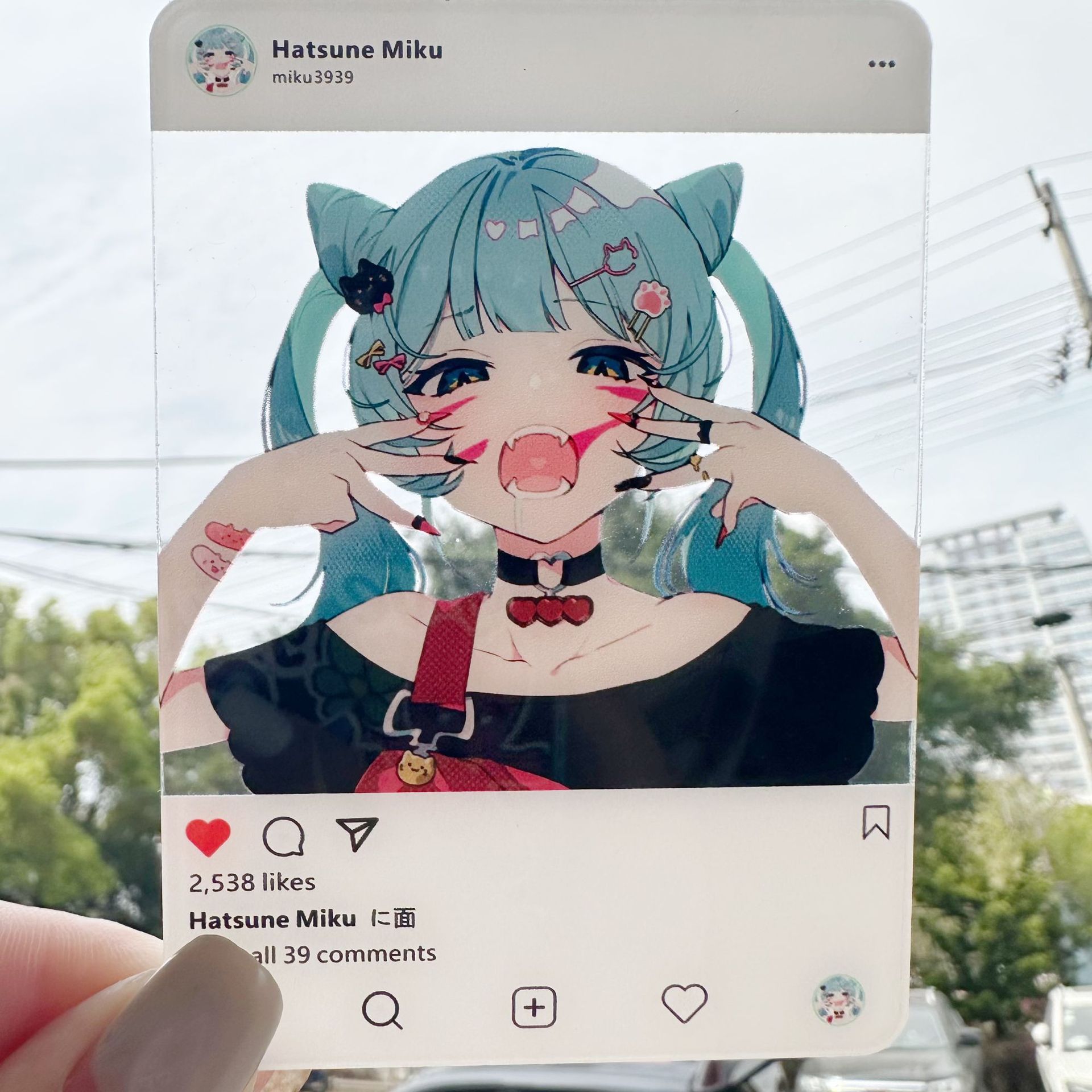 Hatsune Miku, Tarjeta Acrílica - Photography Anime reseña y precio