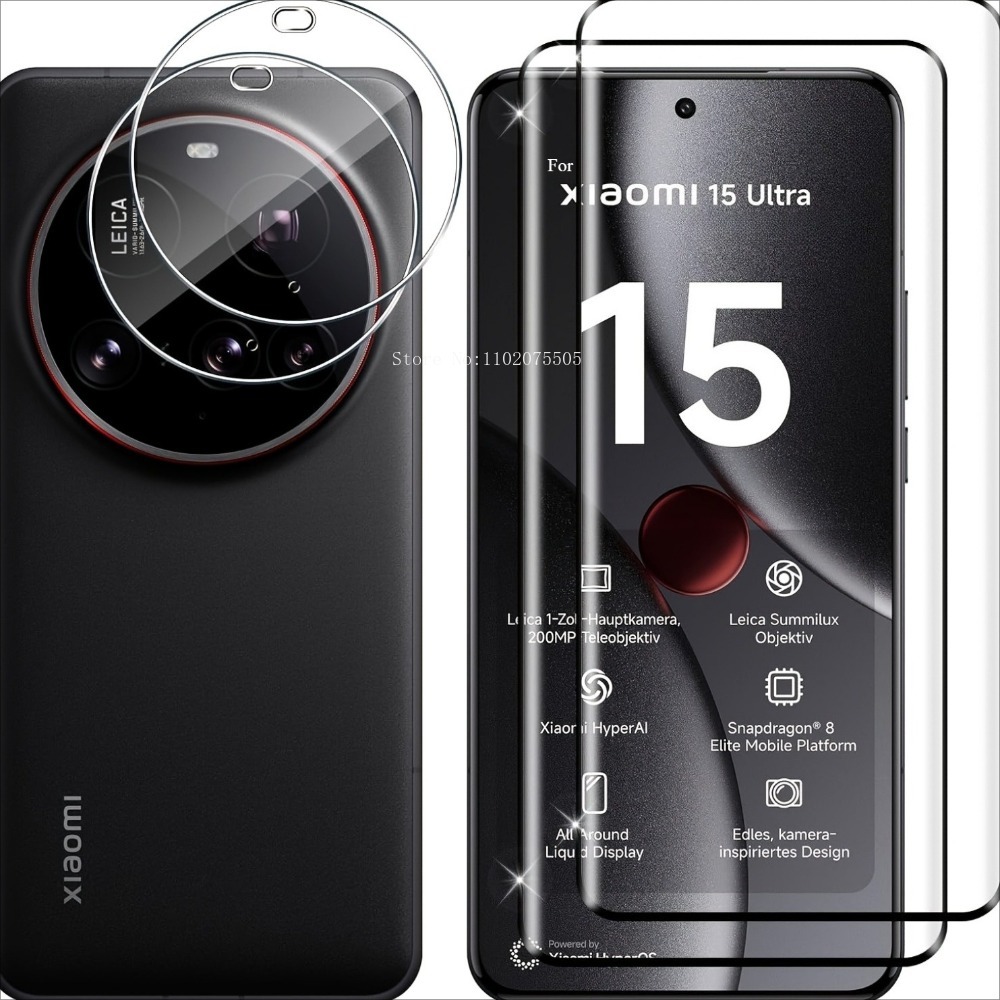 [4 en 1] 2 piezas de vidrio te - Photography Xiaomi 15 reseña y precio