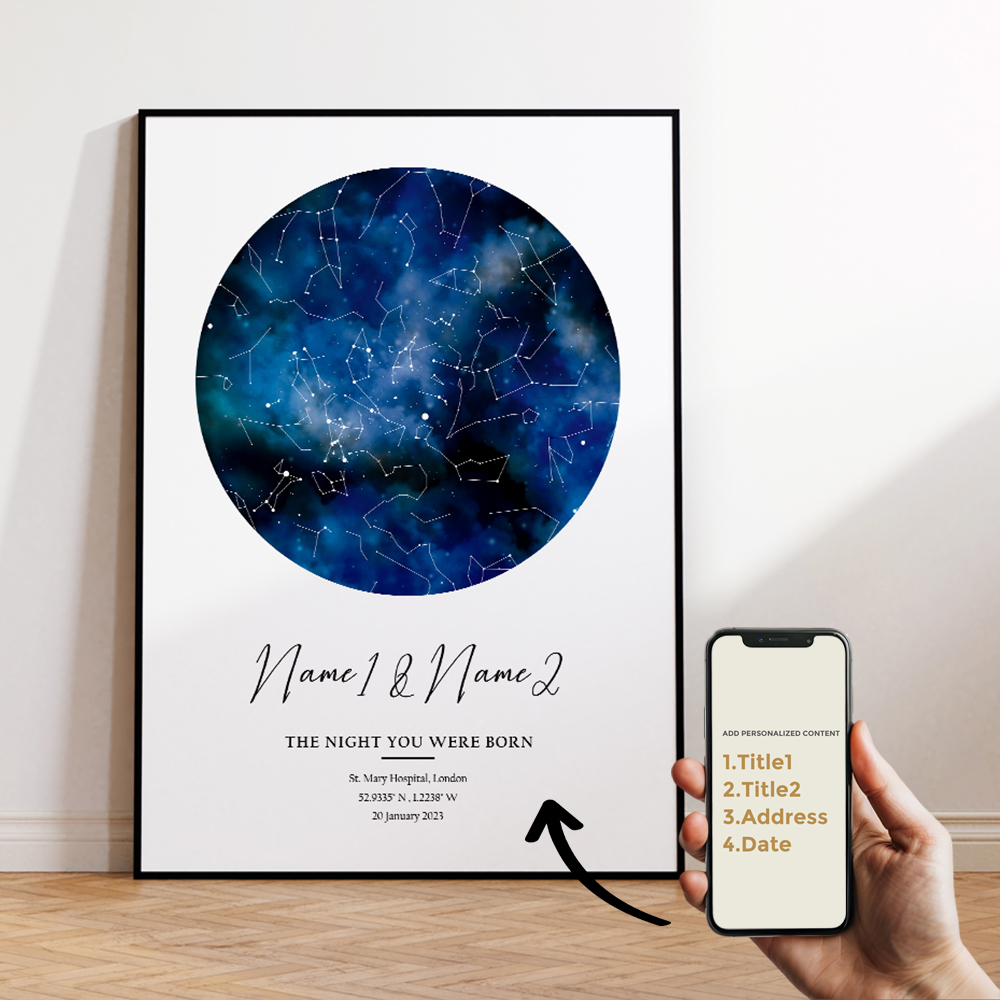 Mapa de estrella de cielo noct - Photograph Lyrics reseña y precio