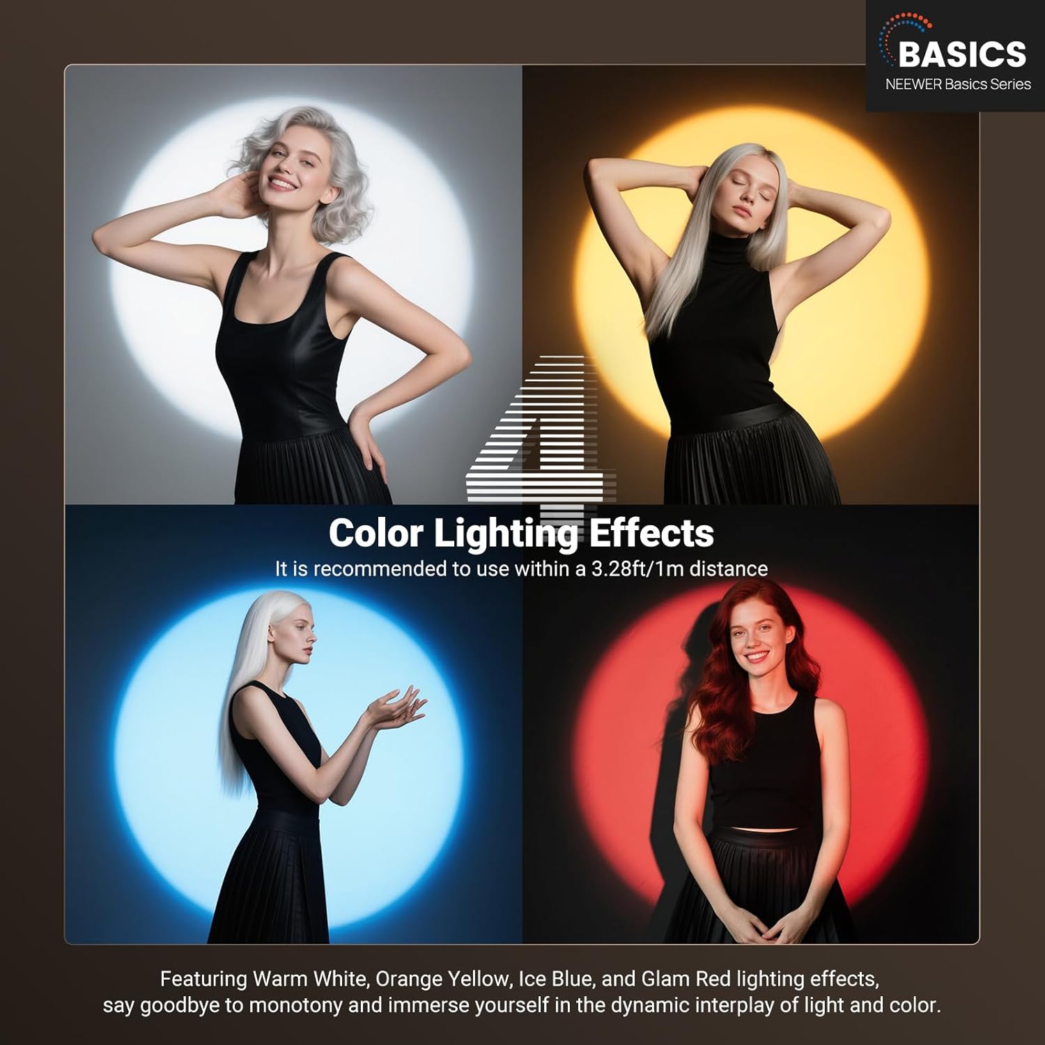 Linterna de Fotografía RGB NEE - Photography Basic reseña y precio