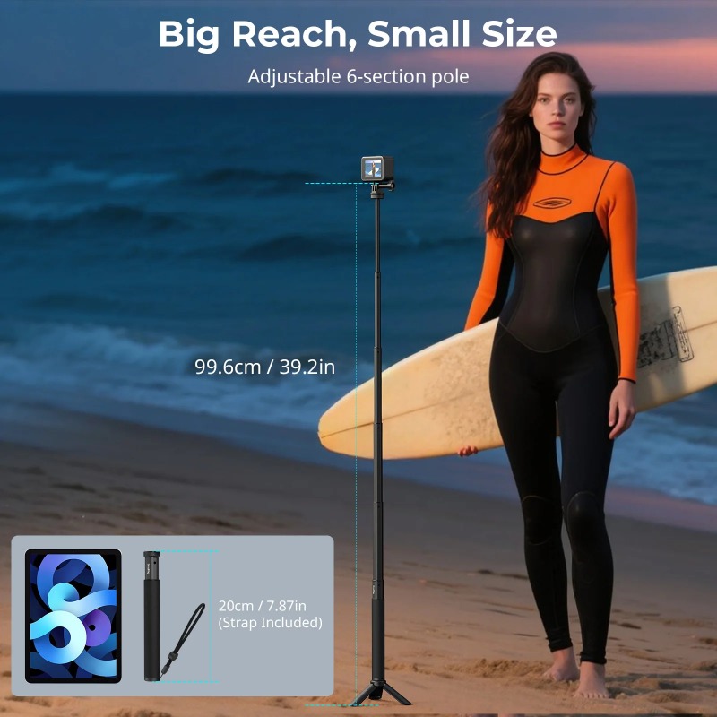 Palo de selfie SmallRig para c - Camera Wrist Strap reseña y precio